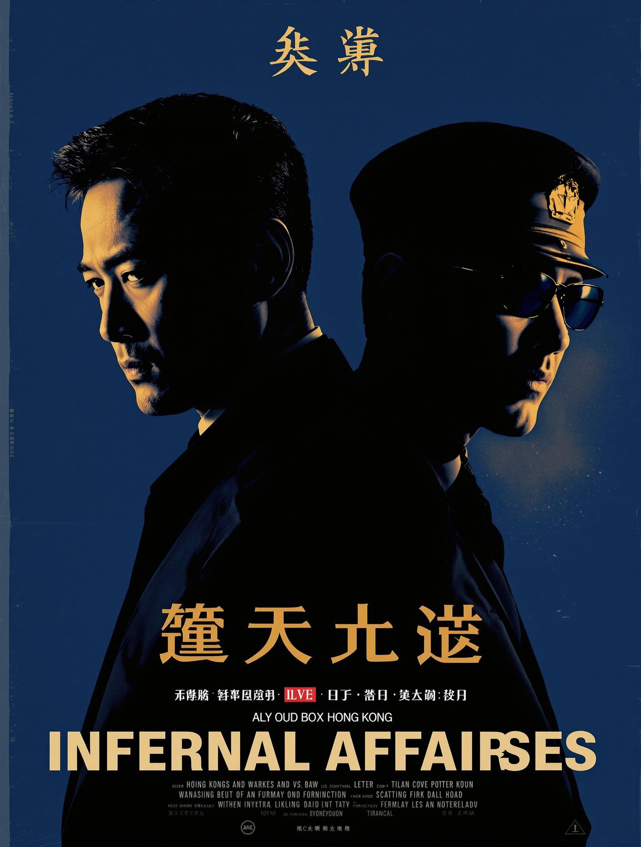 无间道 电影海报